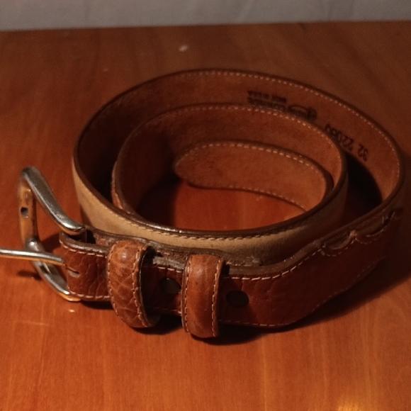Justin Cowhide Belt Size 32 - Picture 1 of 7
